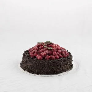 Hallon chokladtårta